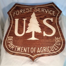 US Forest Sign